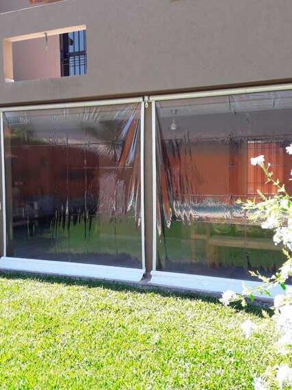 Toldo Vertical PVC Cristal