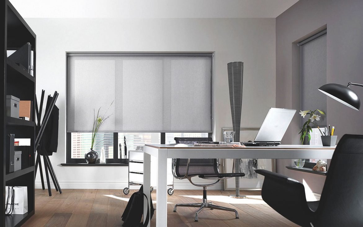 Screen 1% para oficinas cortinas roller