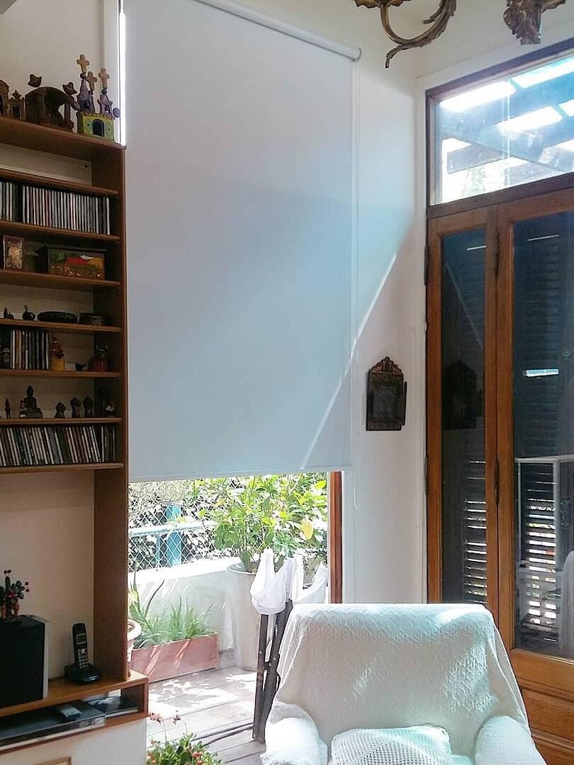 Cortinas Roller Black Out punto recto